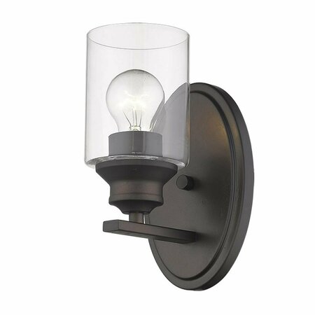 9.25 X 5 X 5.75 In. Gemma 1-Light Oil-Rubbed Bronze Sconce